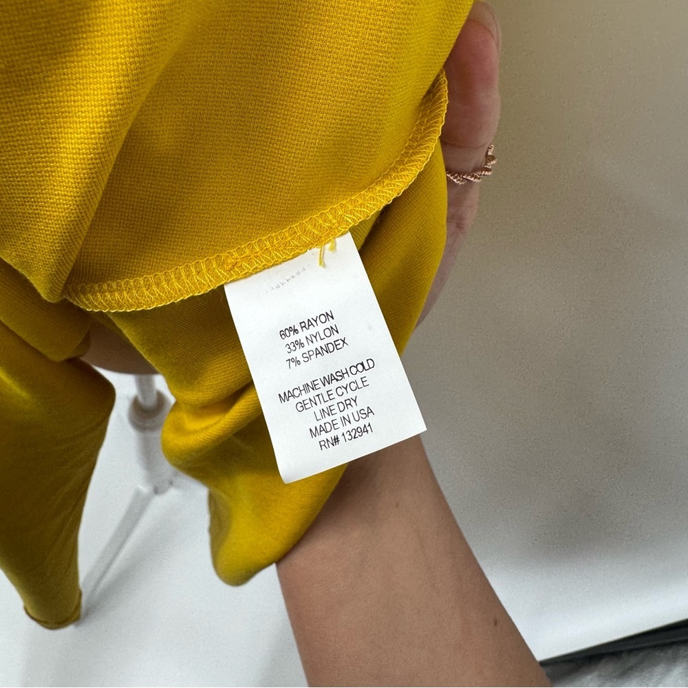 GB X Amanda Uprichard Yellow Tunic Dress - Picture 5 of 10